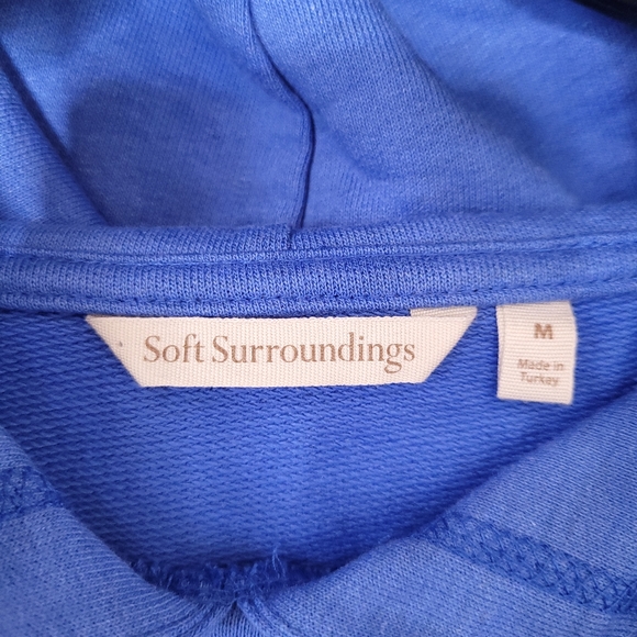 SOFT SURROUNDINGS Women's Tunic Length Long Sleeve Soho Hoodie MEDIUM - Picture 2 of 11